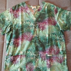 cherokee scrub top